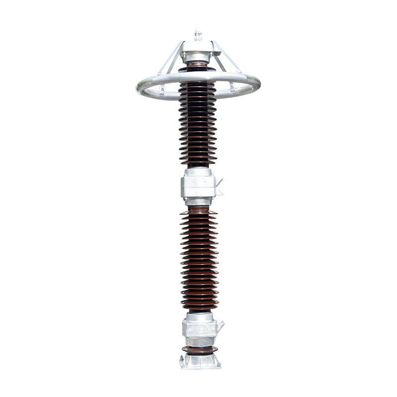 220kv Substantia composita Porcelain Surge Arrester cum intentione Aequationis Ring